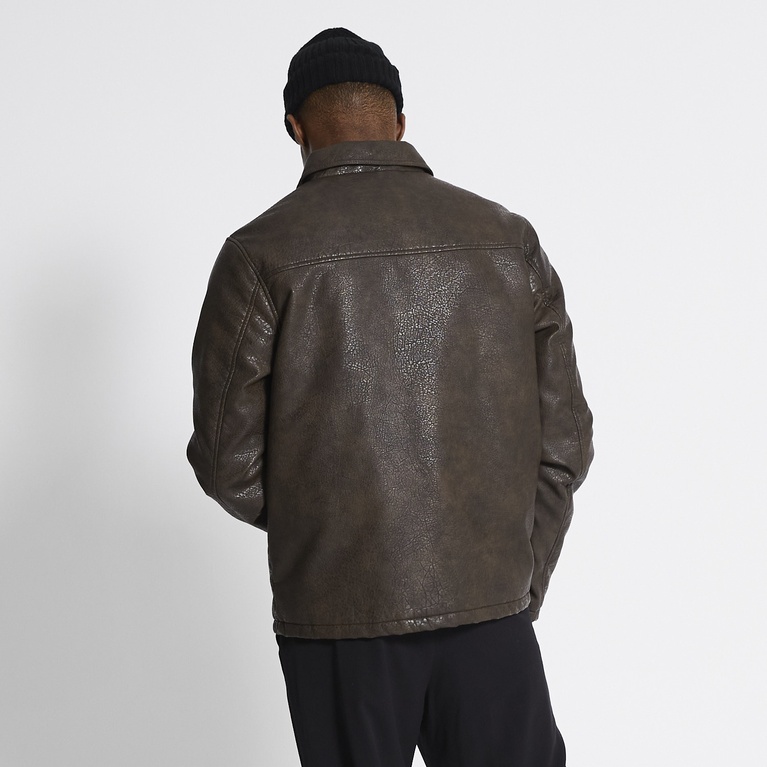 Faux leather jacket "Blank"